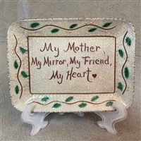 My Mother, My Mirror Plate $55