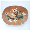 Multi-color Bird and Floral Plate (MTO) $75