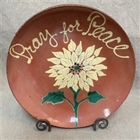 Pray for Peace Plate (MTO) $180