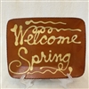 Welcome Spring Quilled Plate (MTO) $75