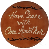 Quilled Have Peace Plate (MTO) $75