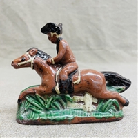 Horse and Rider Sculpture (MTO) $110