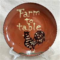 Quilled Farm to Table Plate $55