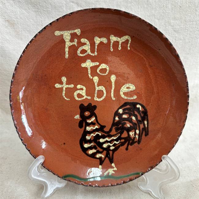 Quilled Farm to Table Plate $55