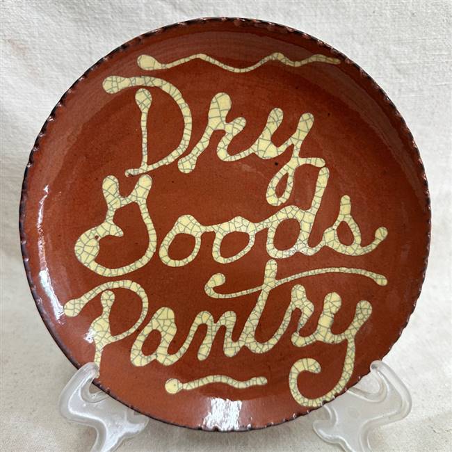 Quilled Dry Goods Plate $55