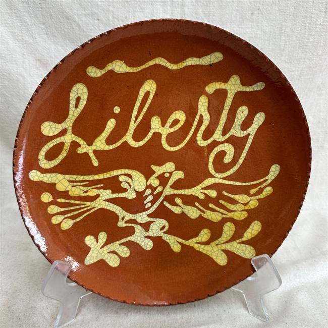 Quilled Liberty Eagle Plate $75