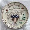 God Armeth the Patriot Eagle Plate $105