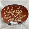 Quilled Liberty Eagle Plate $180