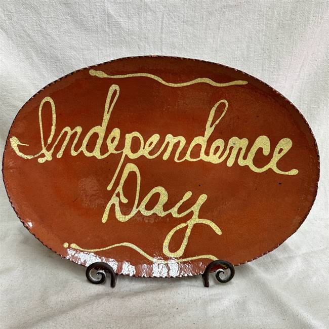 Quilled Independence Day Plate $180