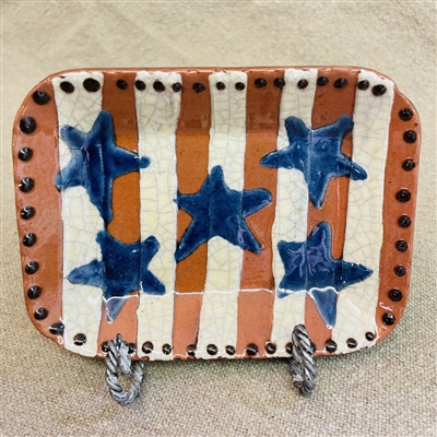 Small Stars and Stripes Plate $30