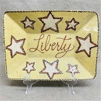 Liberty Plate with Stars $135