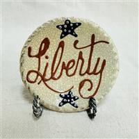 Small Liberty Plate $30