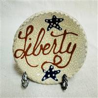 Small Liberty Plate $30