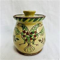 Eagle Pot with Thrown Lid $155