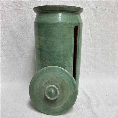 Green Paper Towel Jar $250