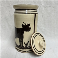 Cow and Chicken Paper Towel Jar $300