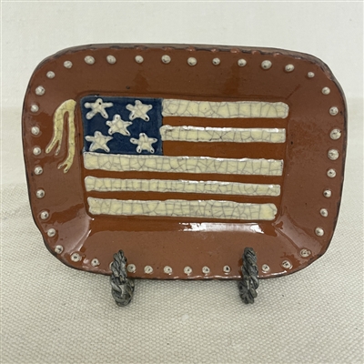 Small Flag Plate (MTO) $30