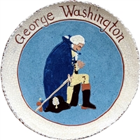 George Washington in Prayer Plate (MTO) $135
