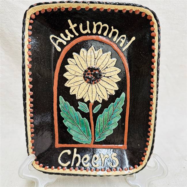 Autumnal Cheers Plate $55