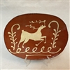 Leaping Stag Plate (MTO) $75