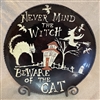 Never Mind the Witch Plate $135