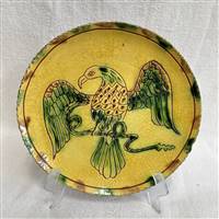 Sgraffito Eagle Plate $105