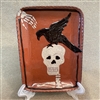 Skeleton and Crow Plate $55