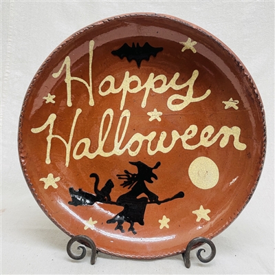 Quilled Happy Halloween Plate $180