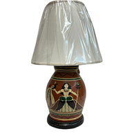 Woman and Bird Lamp $415