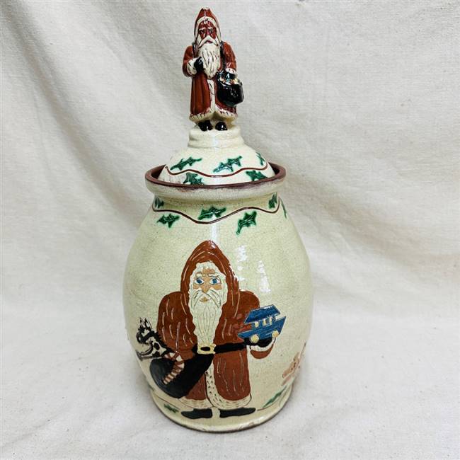 Santa Whimsey Jar $265