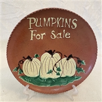 Pumpkins for Sale Plate (MTO) $105