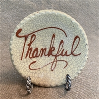 Small Thankful Plate (MTO) $25