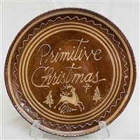 Primitive Christmas Plate (MTO) $105