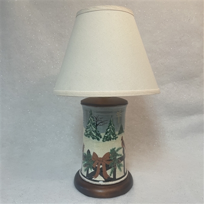 Winter Cardinal Lamp (MTO) $355