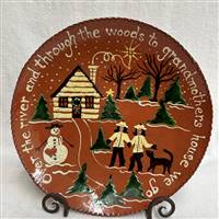 Over the River and Through the Woods Plate $135