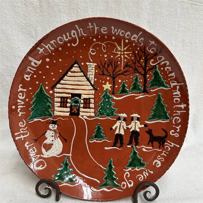 Over the River and Through the Woods Plate $135