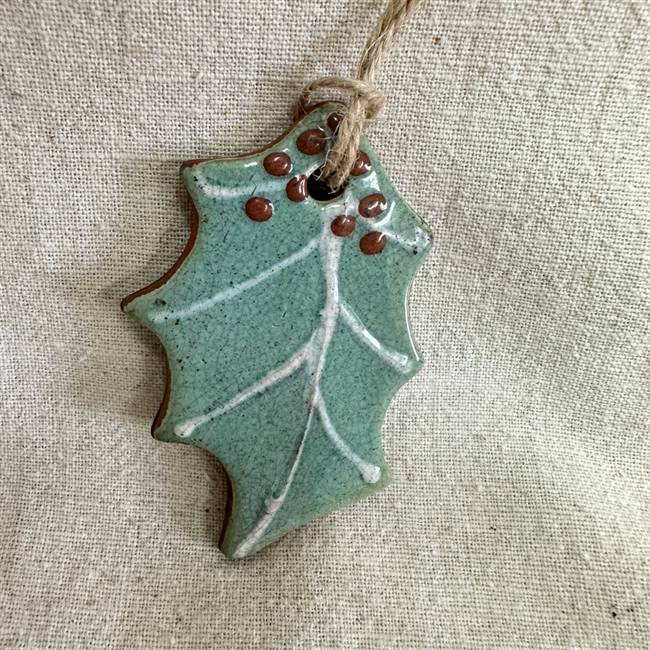 Holly Ornament $30