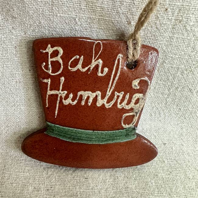 Bah Humbug Top Hat Ornament $30