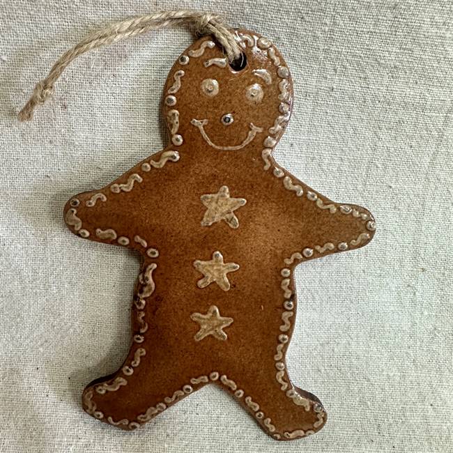 Medium Gingerbread Man Ornament $30