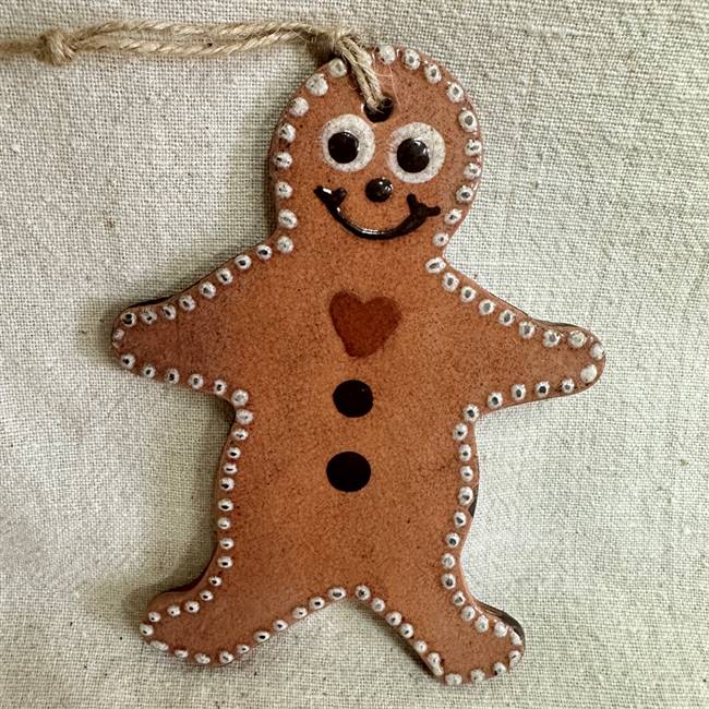Medium Gingerbread Man Ornament $30
