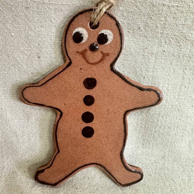 Medium Gingerbread Man Ornament $30