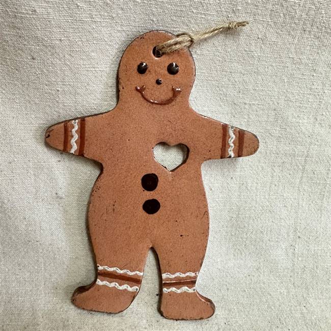 Large Gingerbread Man Ornament $30