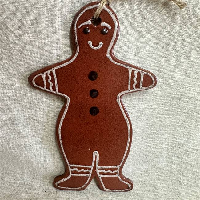 Large Gingerbread Man Ornament $30