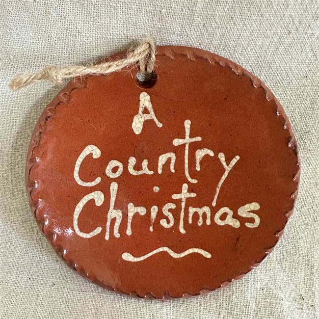 A Country Christmas Quilled Ornament $25