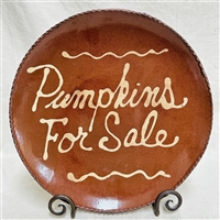 Quilled Pumpkins For Sale Plate (MTO) $95