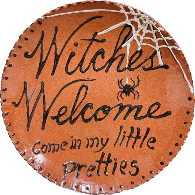 Witches Welcome Plate (MTO) $65