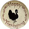 Happy Thanksgiving Turkey Plate (MTO) $65