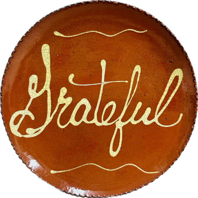 Quilled Grateful Plate (MTO) $75