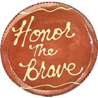 Quilled Honor the Brave Plate (MTO) $75