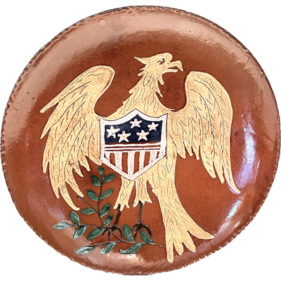 Eagle with Shield Plate (MTO) $135